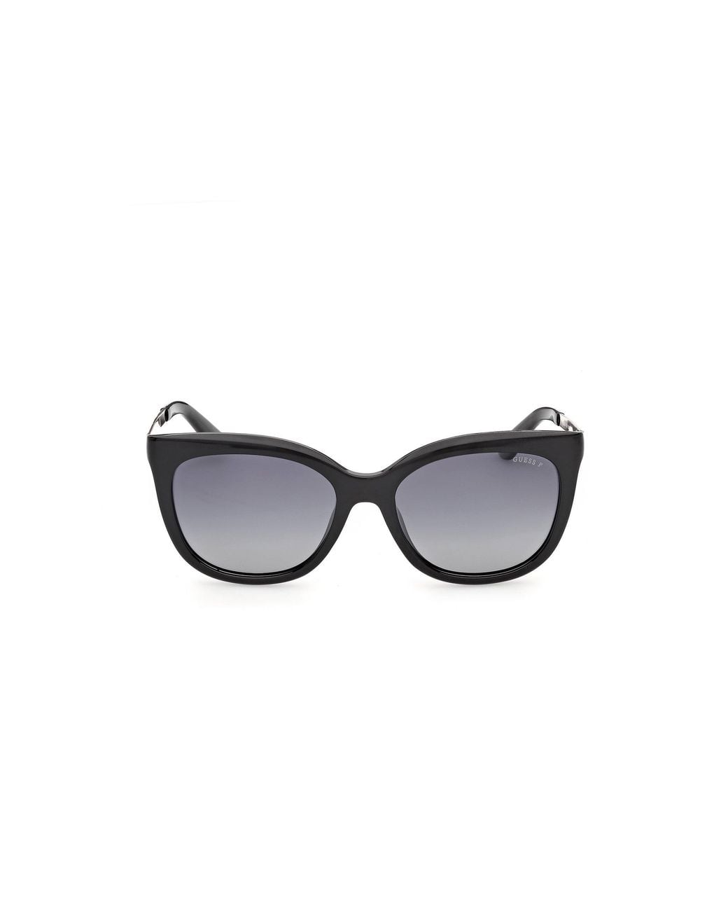 Guess Black Gu00354 01D Sunglasses Injected Smoke Cat Eye Polarized