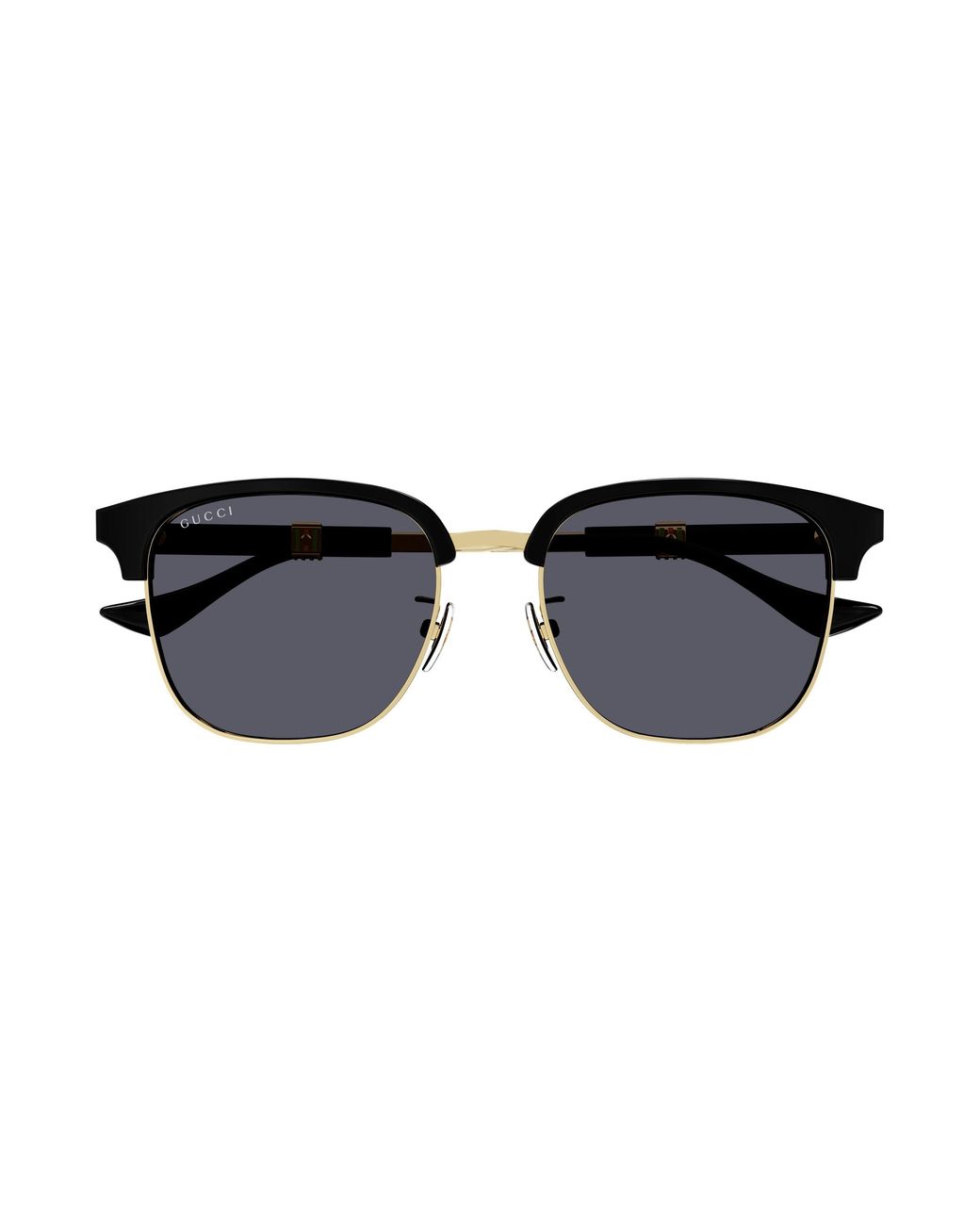 Gucci Black Gg1499Sk 001 Sunglasses Metal Round for men