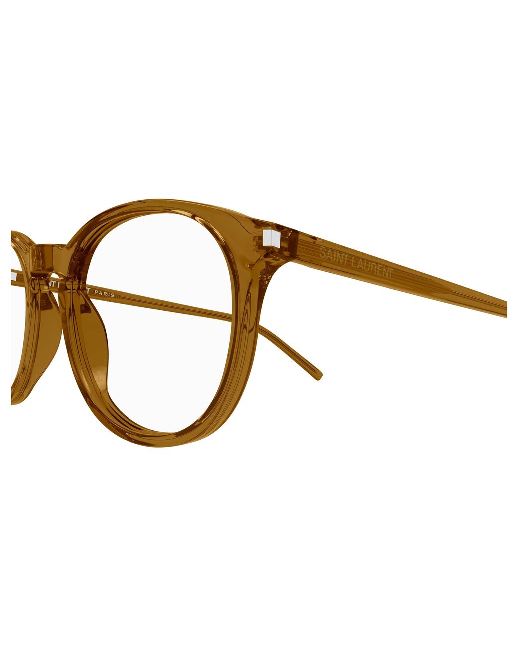 Saint Laurent Black Sl 106 020 Optical Frames Acetate Transparent Round