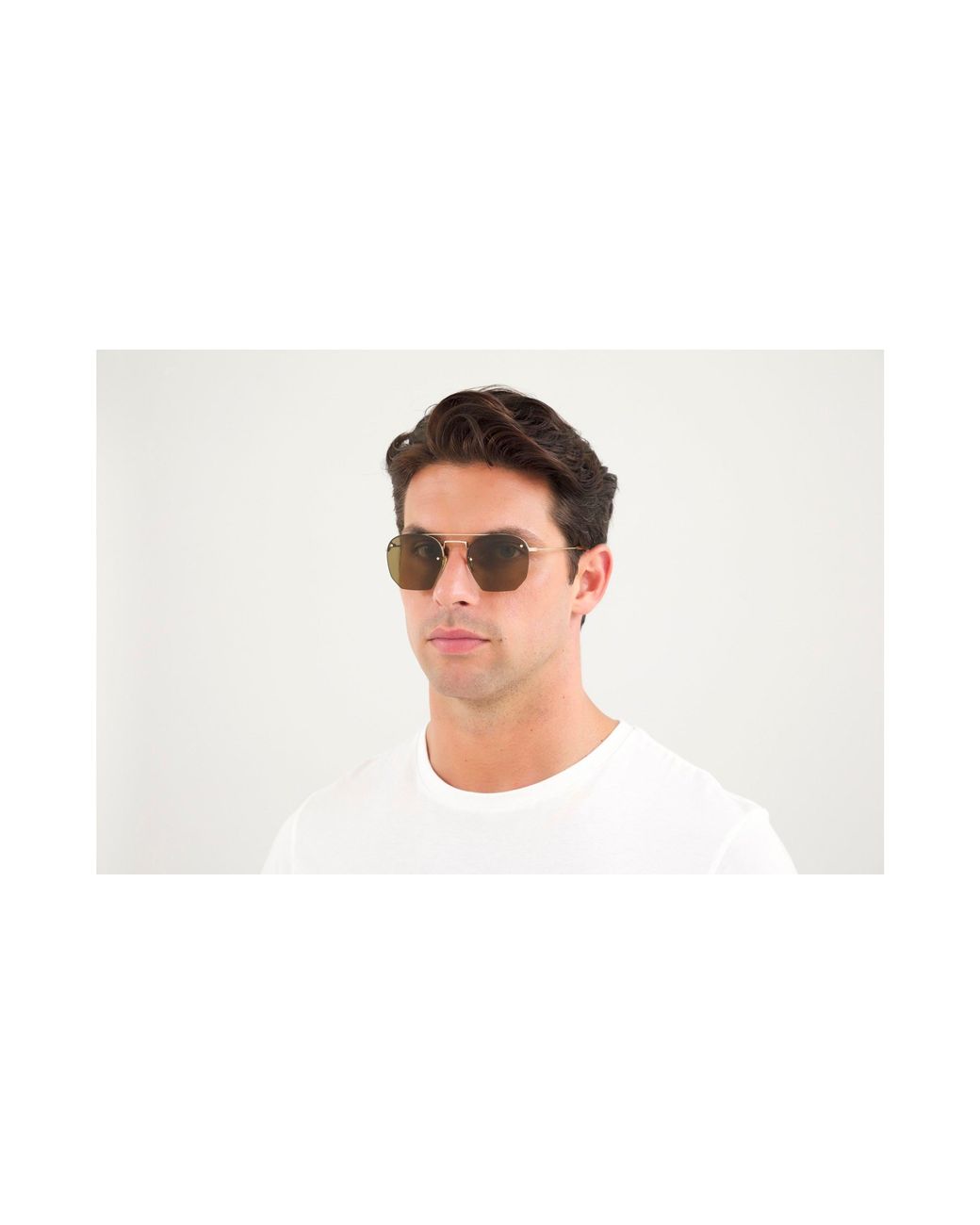Saint Laurent Black Sl 422 001 Sunglasses Metal Geometric Normal for men