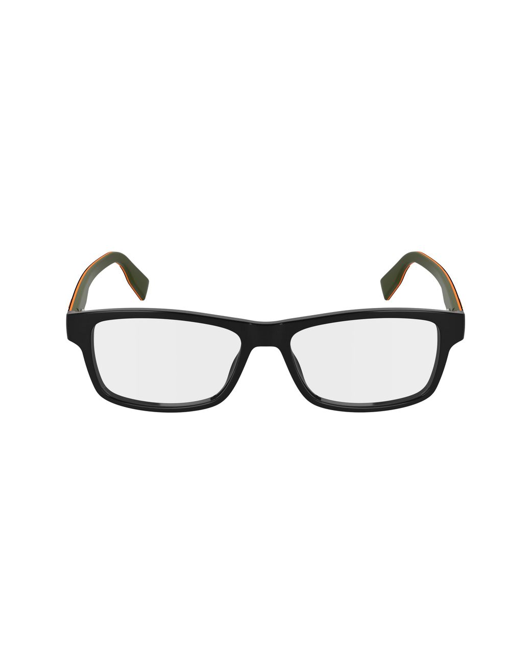Lacoste Black 001 Optical Frames Bio-Inject Squared Normal for men