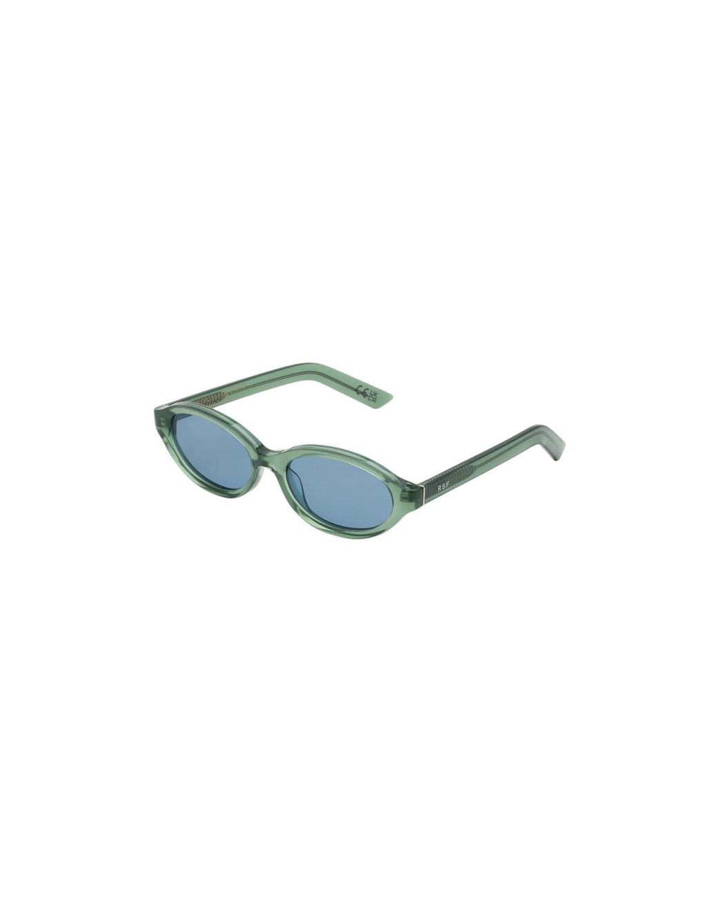 Retrosuperfuture Blue Os4 Parola Sage Sunglasses Acetate Light Geometric Normal