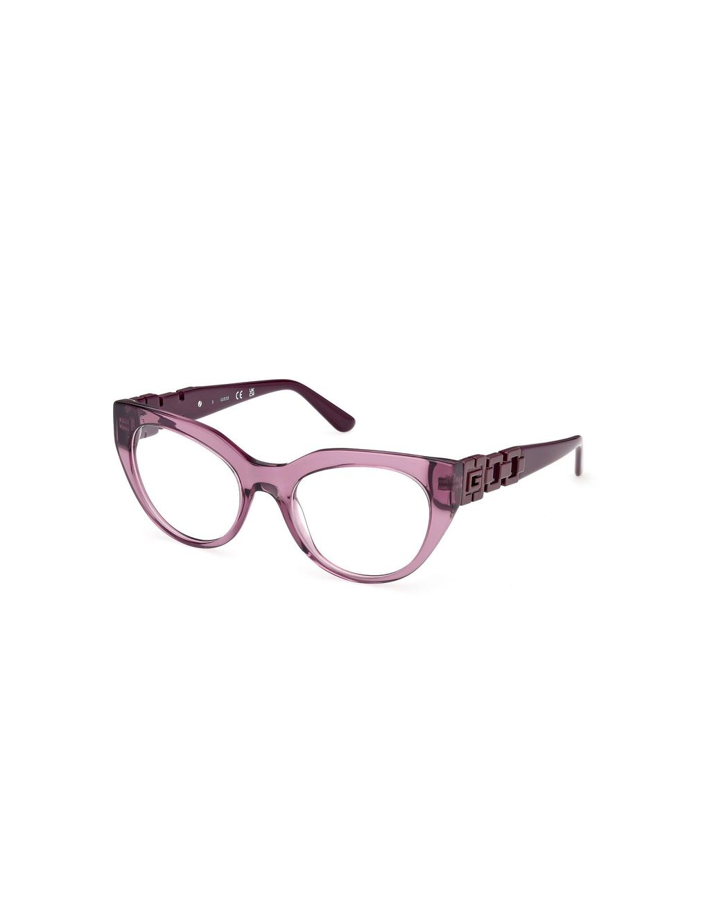 Guess Black Gu50323 081 Optical Frames Acetate Cat Eye Normal