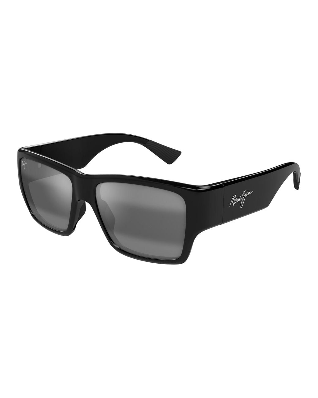 Maui Jim Black Mj0614S 001 Occhiali Da Sole Bio-Iniettato Grigio Squadrata