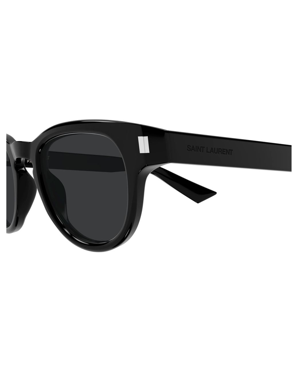 Saint Laurent Black Sl 876 001 Sunglasses Acetate Round for men