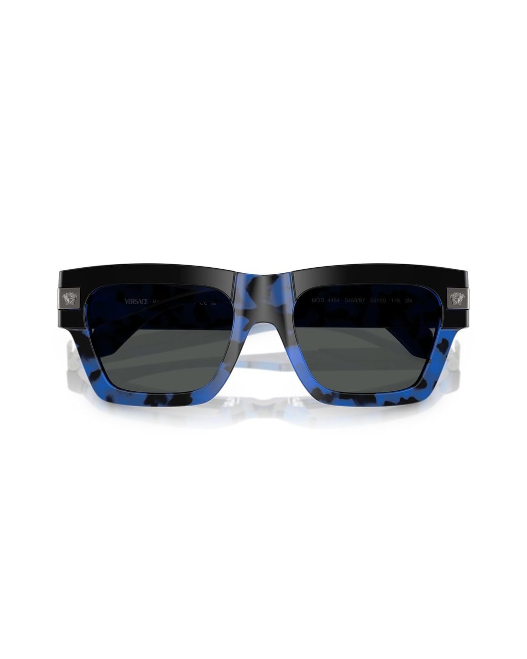 Versace Black Ve4464 545887 Sunglasses Acetate Squared Normal for men