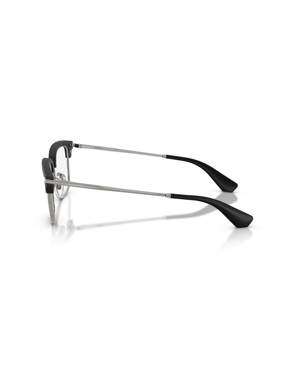 Burberry Black Be2468 3464 Optical Frames Injected Transparent Squared Normal for men