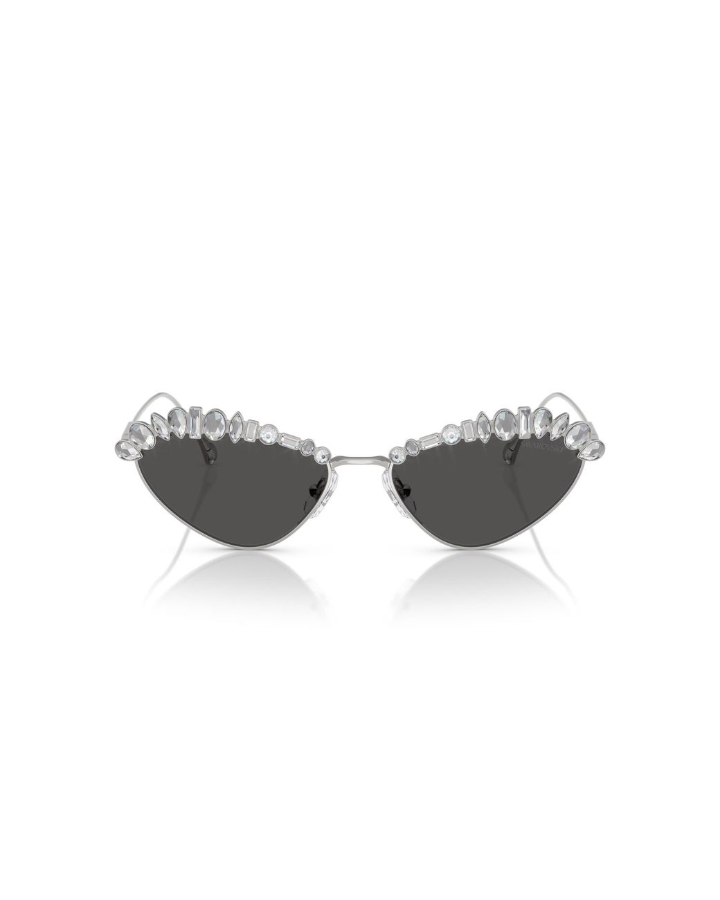 Swarovski Black Sk7009 400187 Sunglasses Metal Geometric Normal