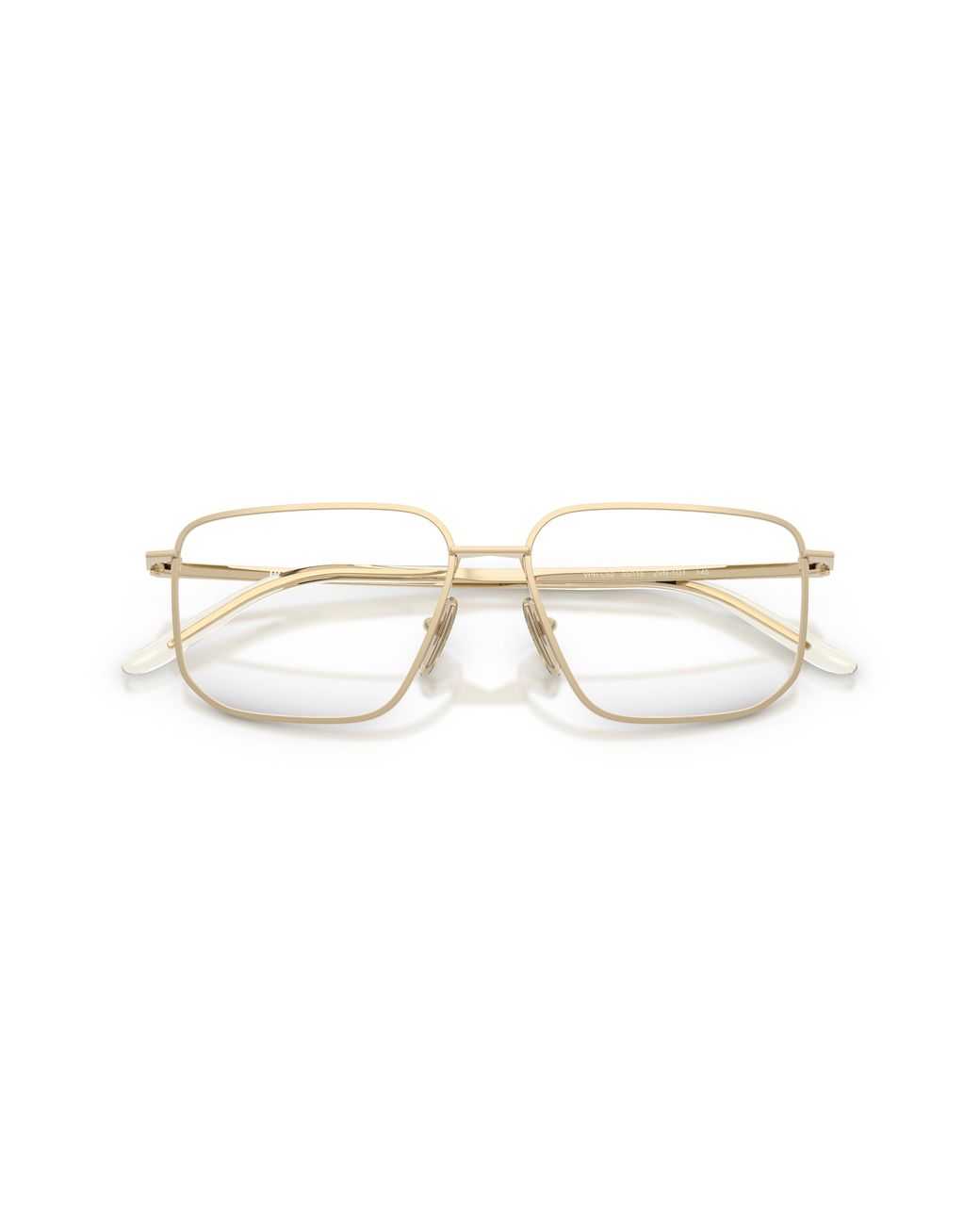 Prada Black Pr C52V Zvn1O1 Optical Frames Metal Squared Normal