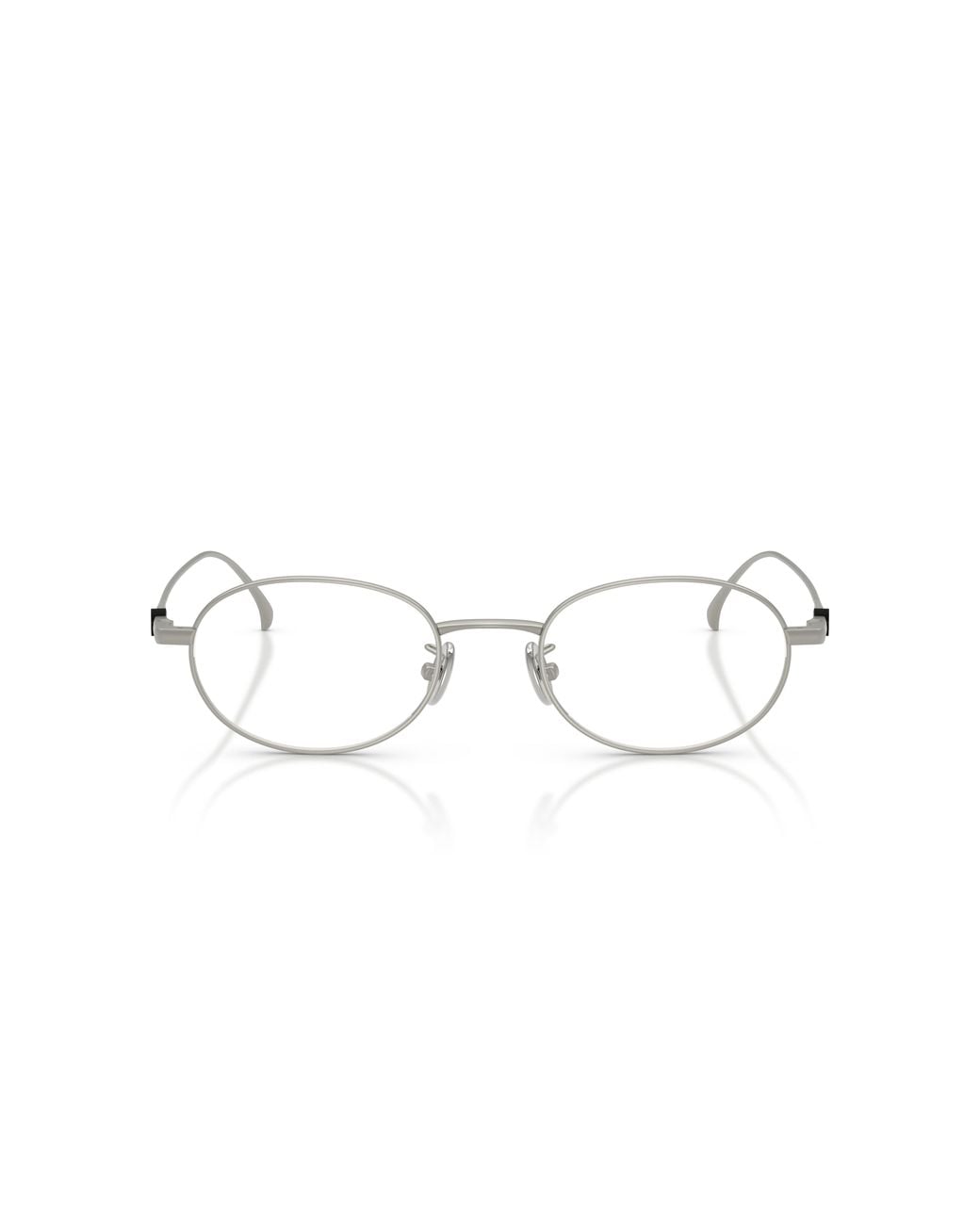 Moncler Black Me1018Td 1004 Optical Frames Titanium Transparent Round Normal