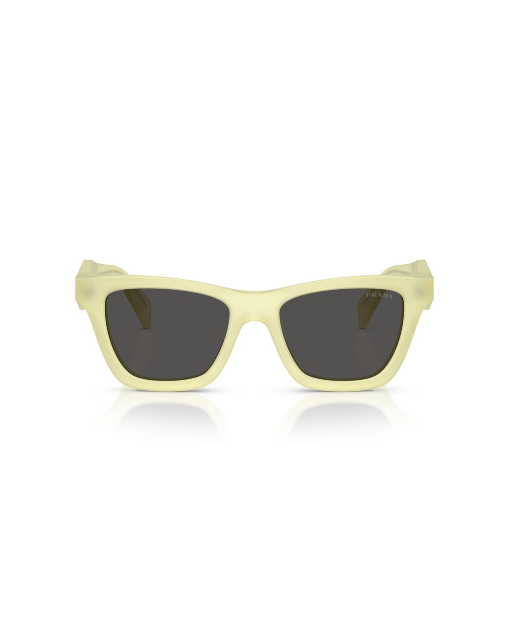 Prada Black Pr C07S 21G08Z Sunglasses Acetate Butterfly Normal