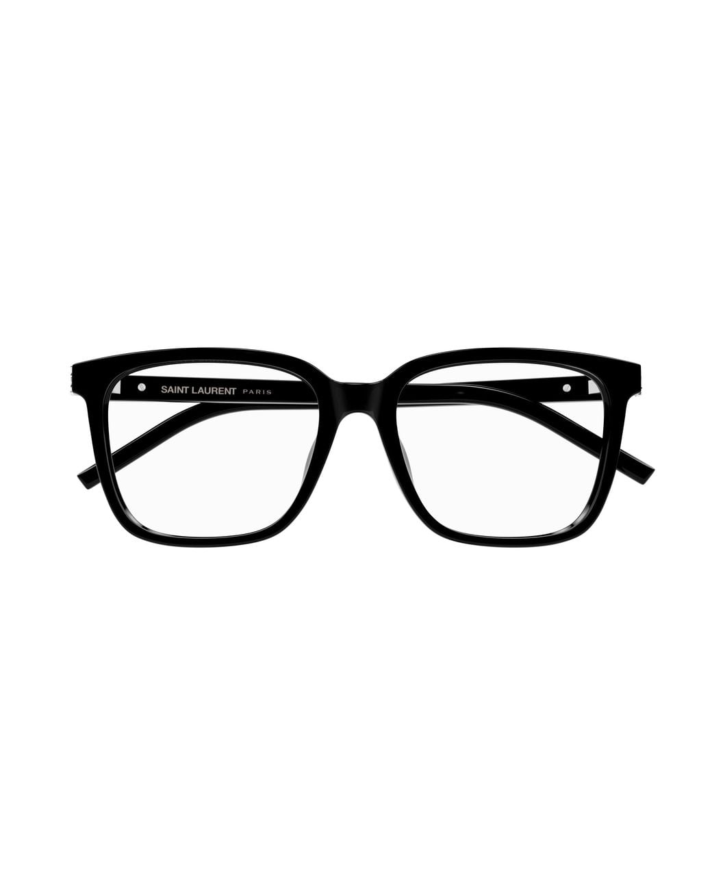 Saint Laurent Black Sl M142/F 001 Optical Frames Acetate Transparent Squared