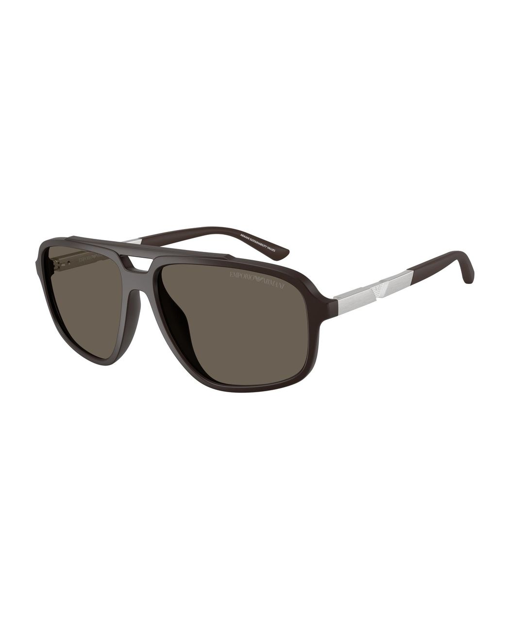 Emporio Armani Black Ea4236U 6186/3 Sunglasses Injected Pilot Normal for men