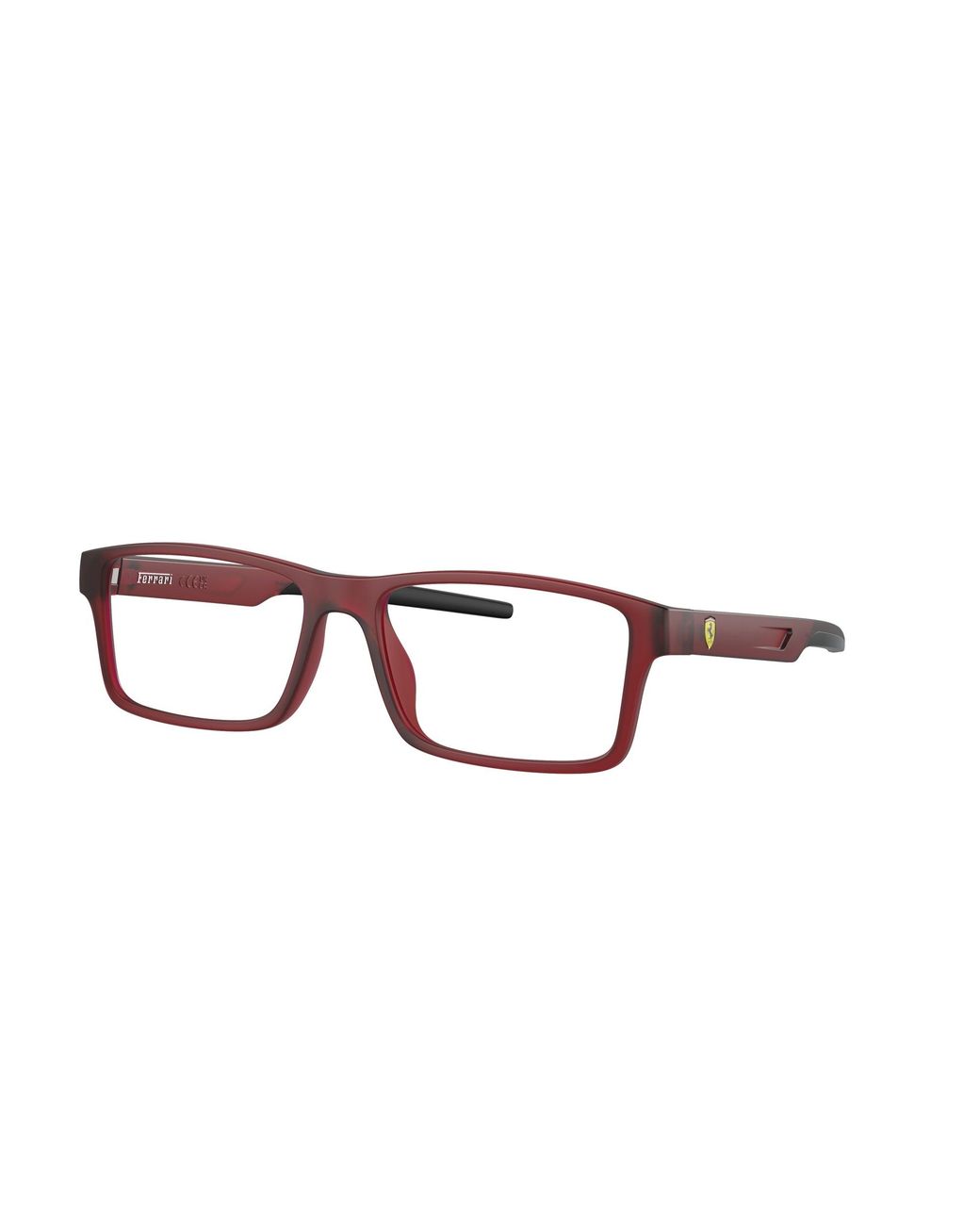 FERRARI SCUDERIA Black Fz8004U 508 Optical Frames Injected Squared Normal for men