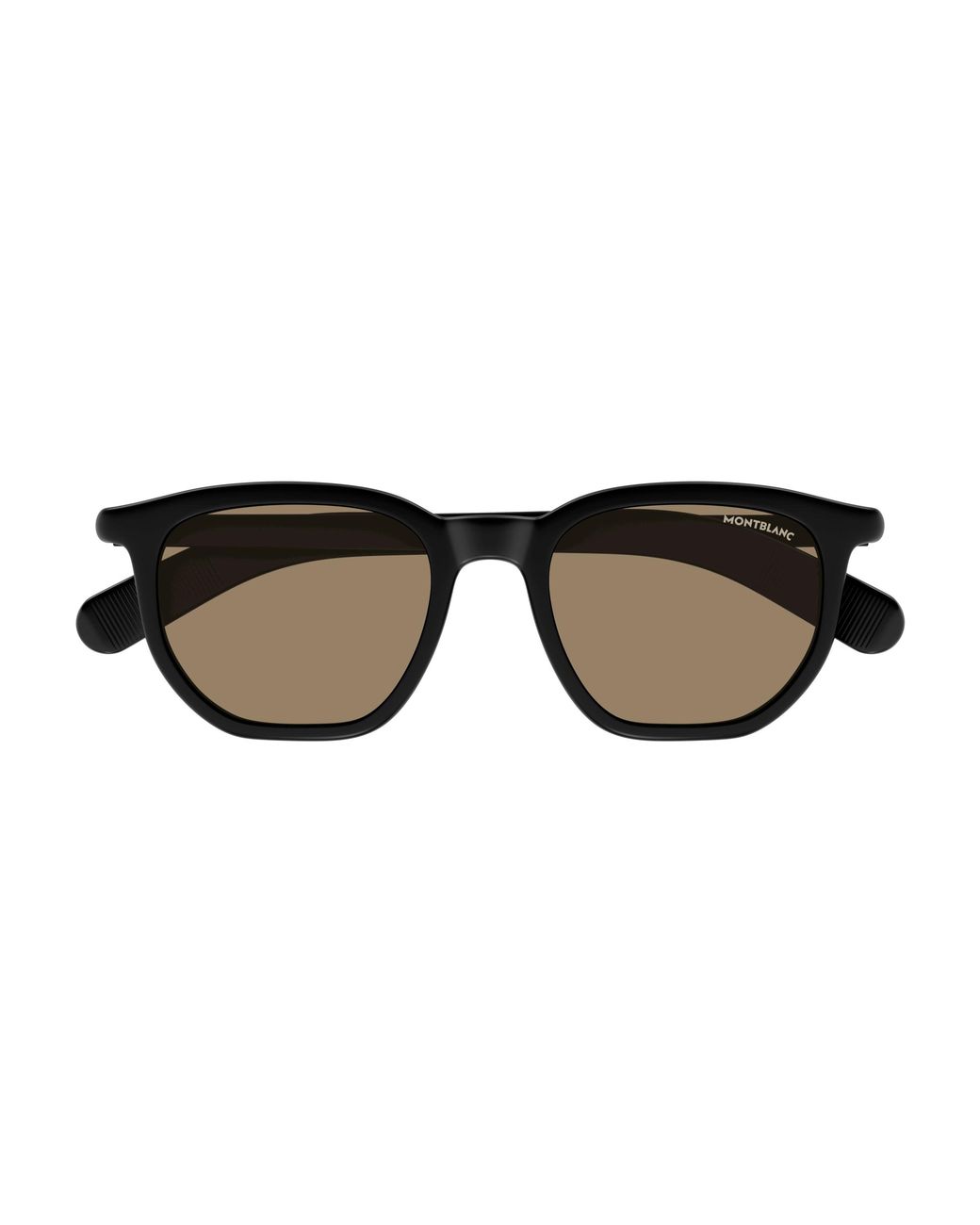 Montblanc Black Mb0353S 006 Sunglasses Round for men