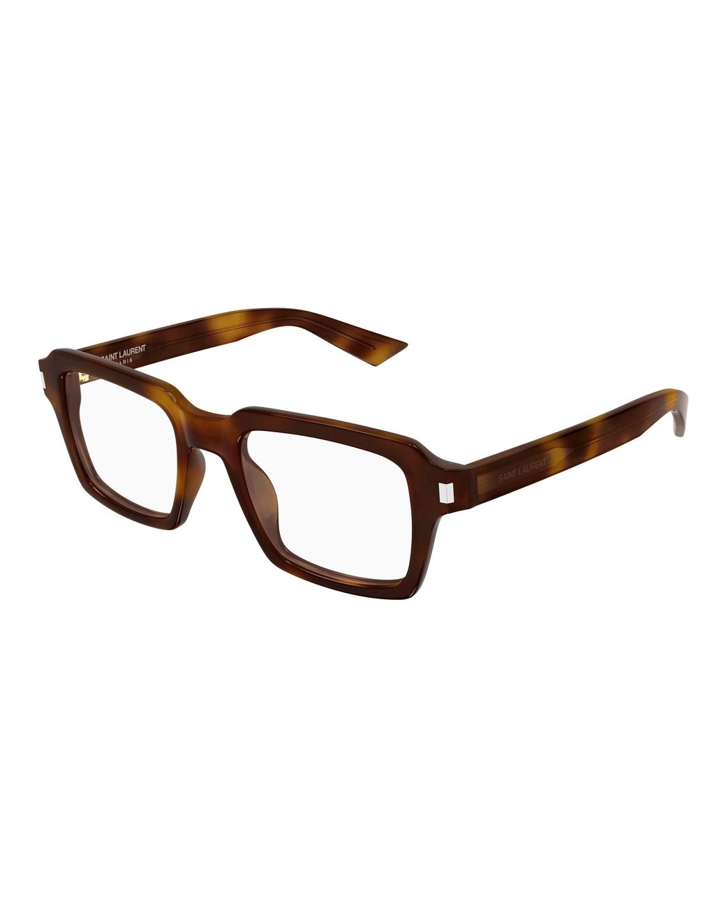 Saint Laurent Black Sl 947 Opt 002 Optical Frames Acetate Transparent Squared for men