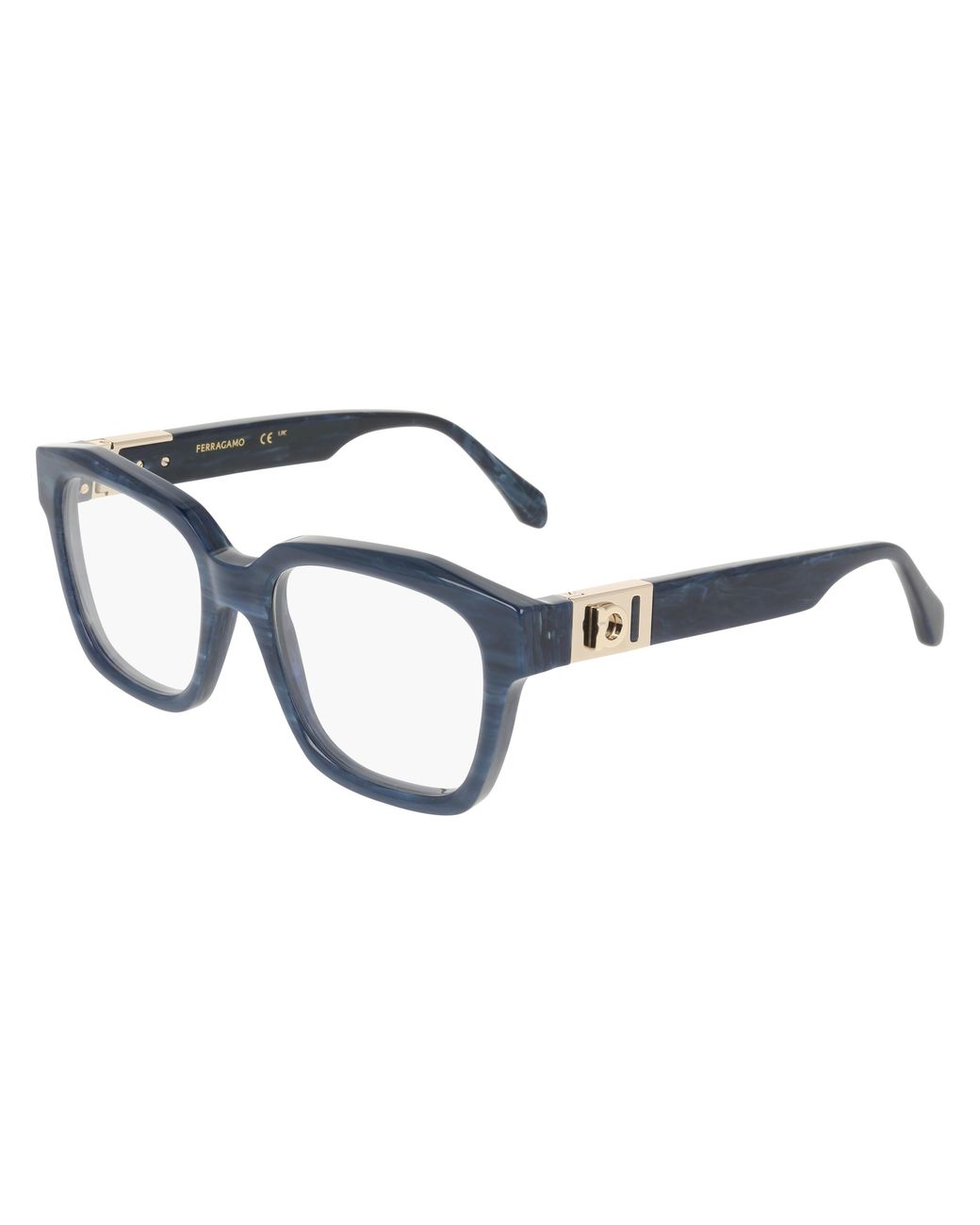 Ferragamo Black Sf3040 001 Optical Frames Acetate Squared Normal