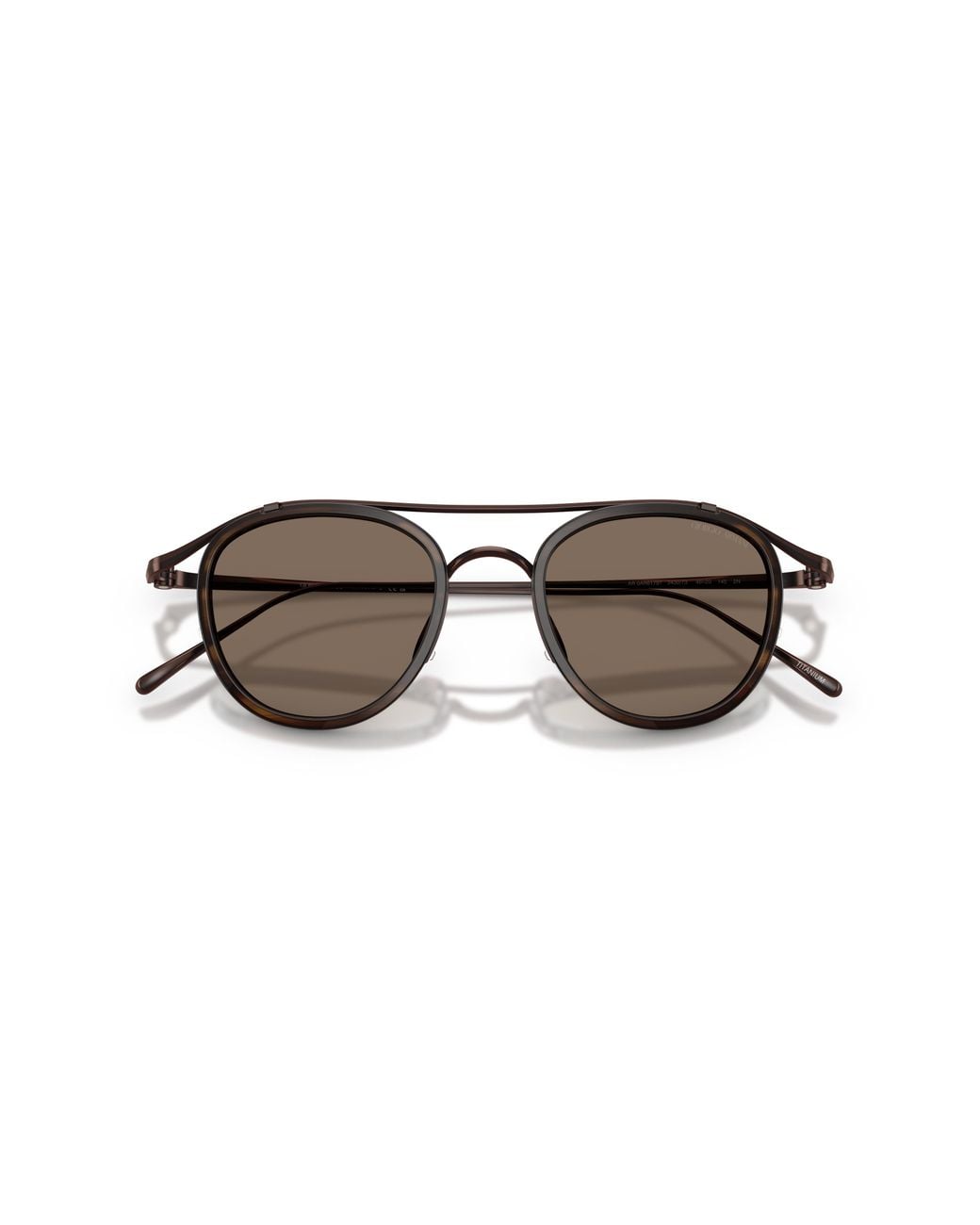 Giorgio Armani Black Ar6179T 343073 Sunglasses Titanium Pantos Normal for men