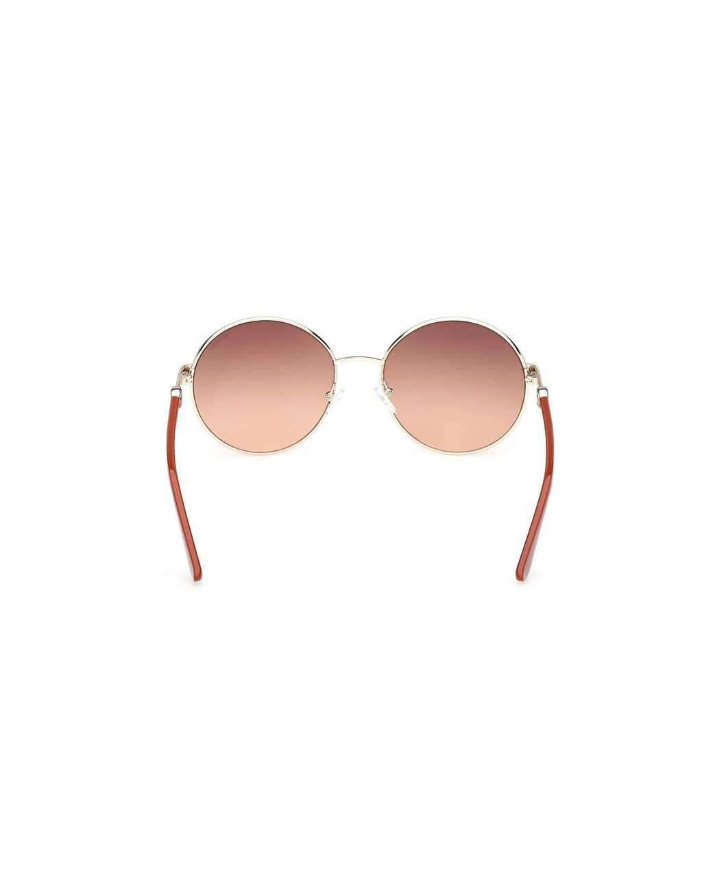 Guess Black Gu00260 32F Sunglasses Metal Round Normal