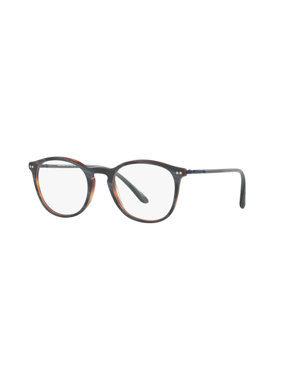 Giorgio Armani Black Ar7125 5570 Matte Horn Optical Frames Acetate Pantos Normal for men