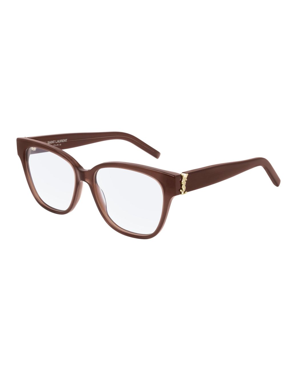 Saint Laurent Black Sl M33 008 Optical Frames Acetate Squared