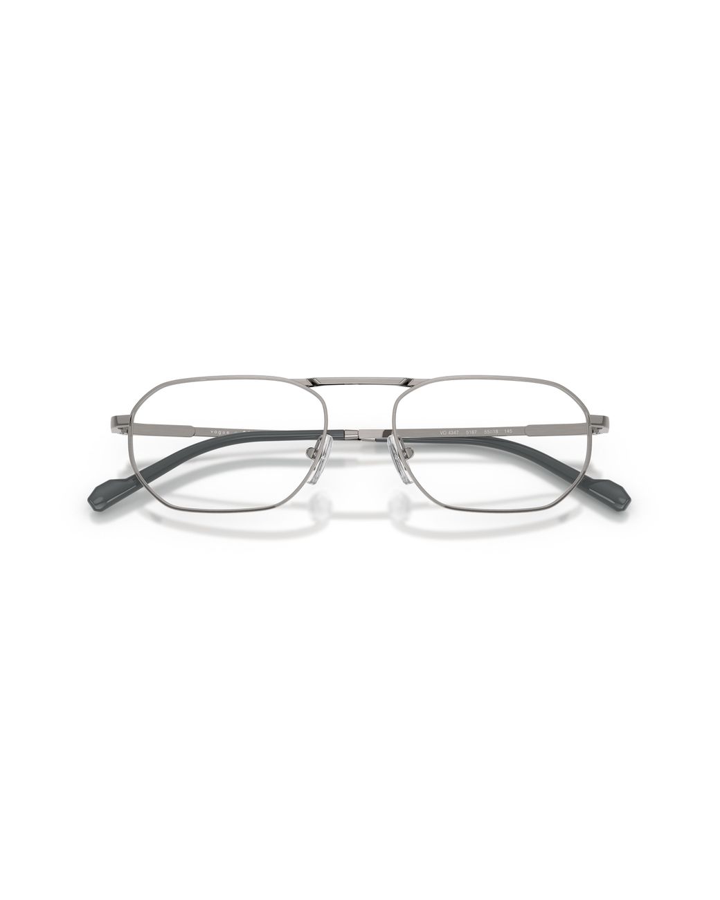 Vogue Eyewear Black Vo4347 5187 Optical Frames Metal Geometric Normal for men