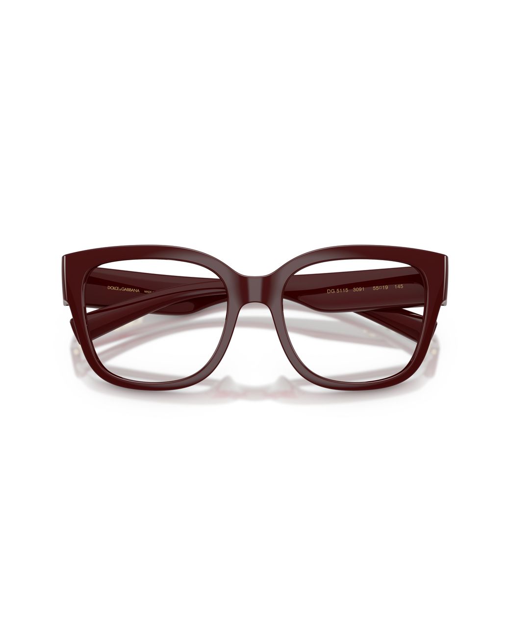 Dolce & Gabbana Black Dg5115 3091 Optical Frames Injected Transparent Butterfly Normal