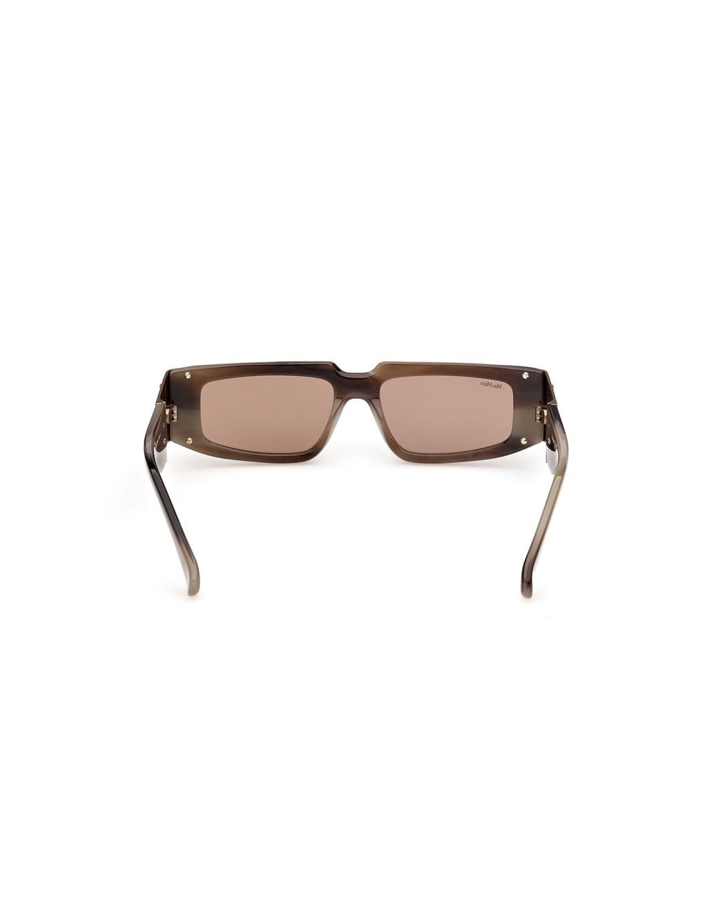 Max Mara Black Mm0217 62E Sunglasses Acetate Squared Normal