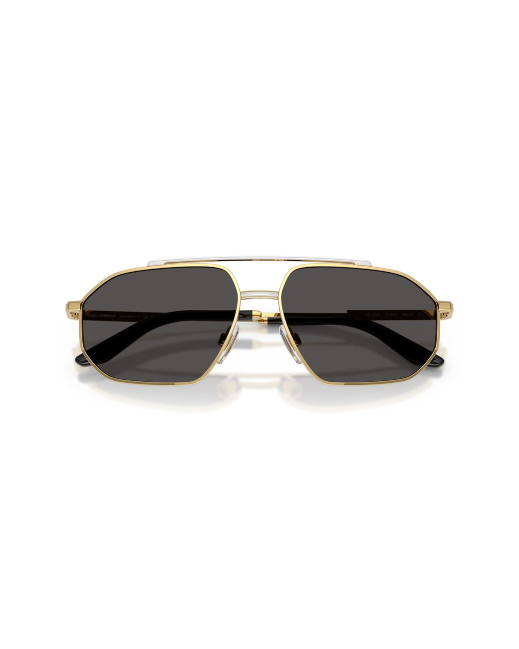 Dolce & Gabbana Black Dg2328 131387 Sunglasses Metal Pilot Normal for men