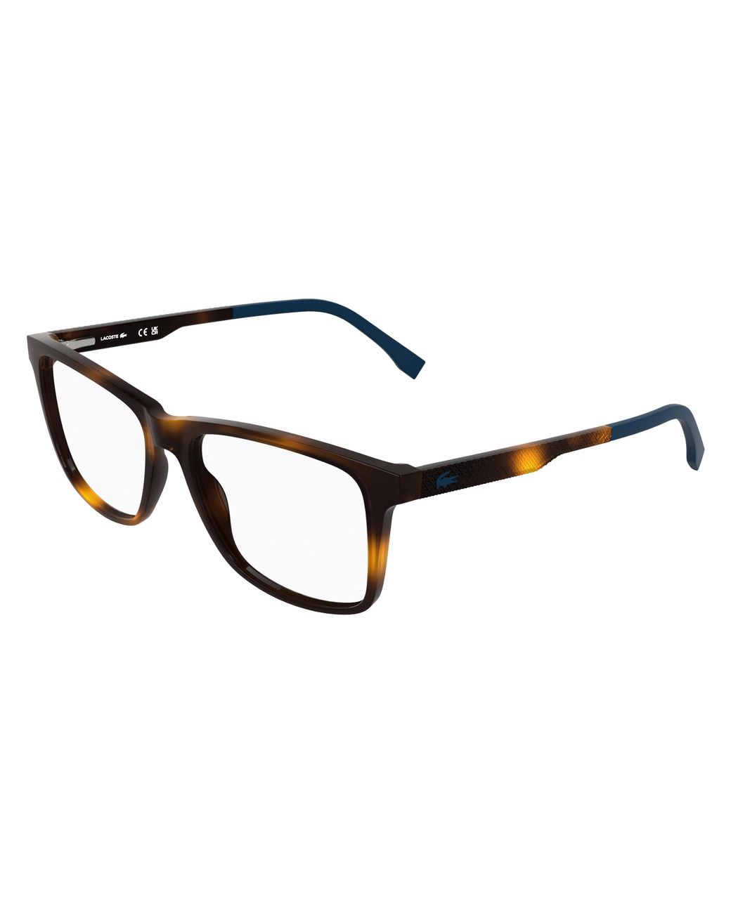 Lacoste Black L4013 214 Optical Frames Bio-Injected Squared Normal for men