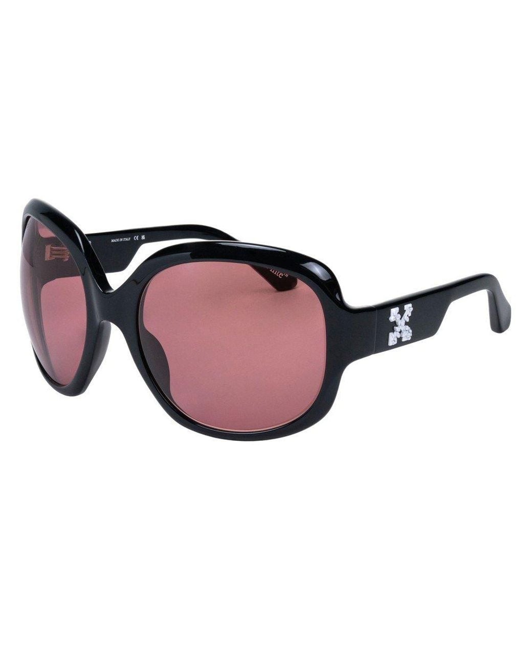 Off-White c/o Virgil Abloh Black Ow1067 Ellington 021 Sunglasses Acetate Squared Normal