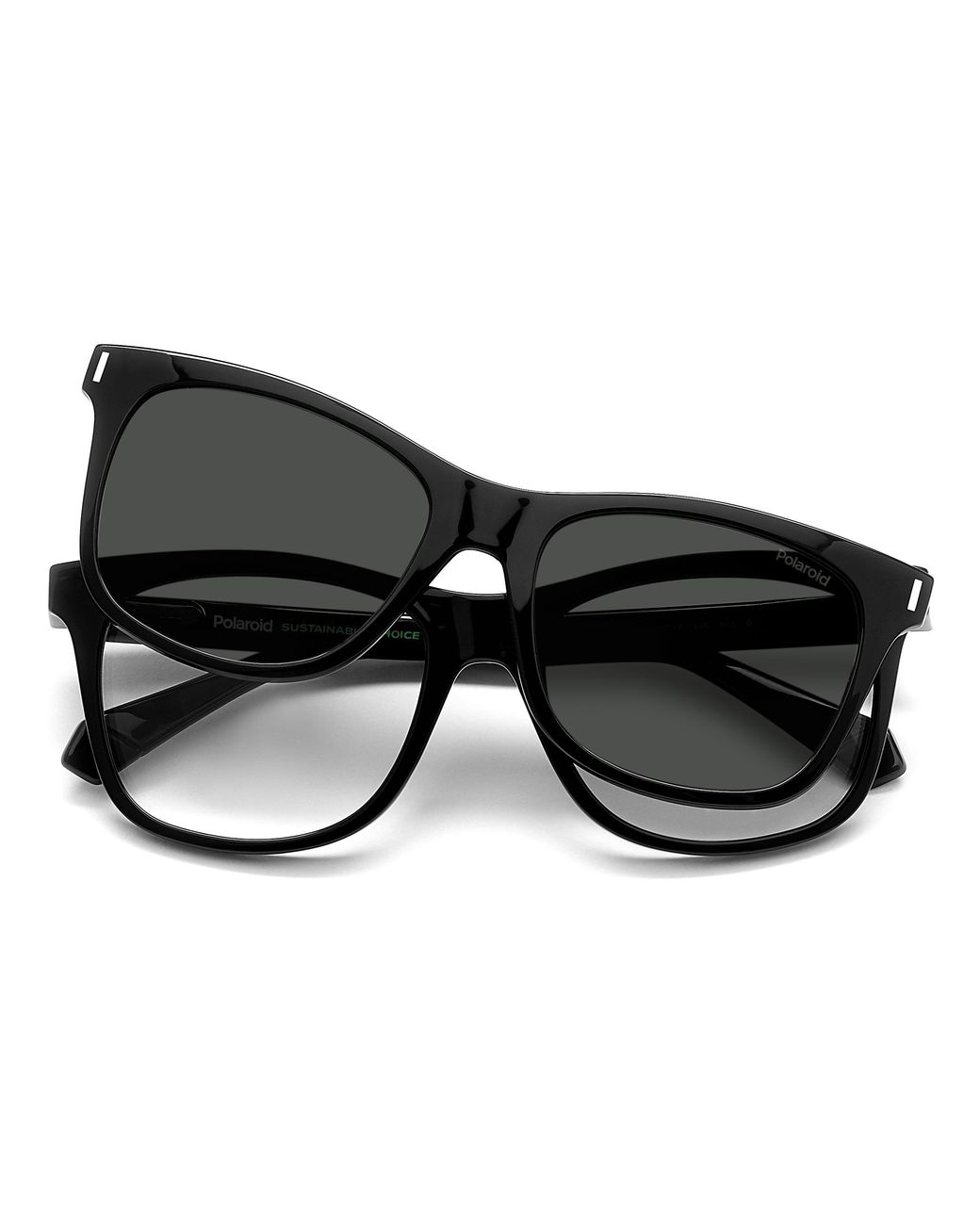 Polaroid Black Pld 6202/Cs 807/M9 Sunglasses Plastic Squared