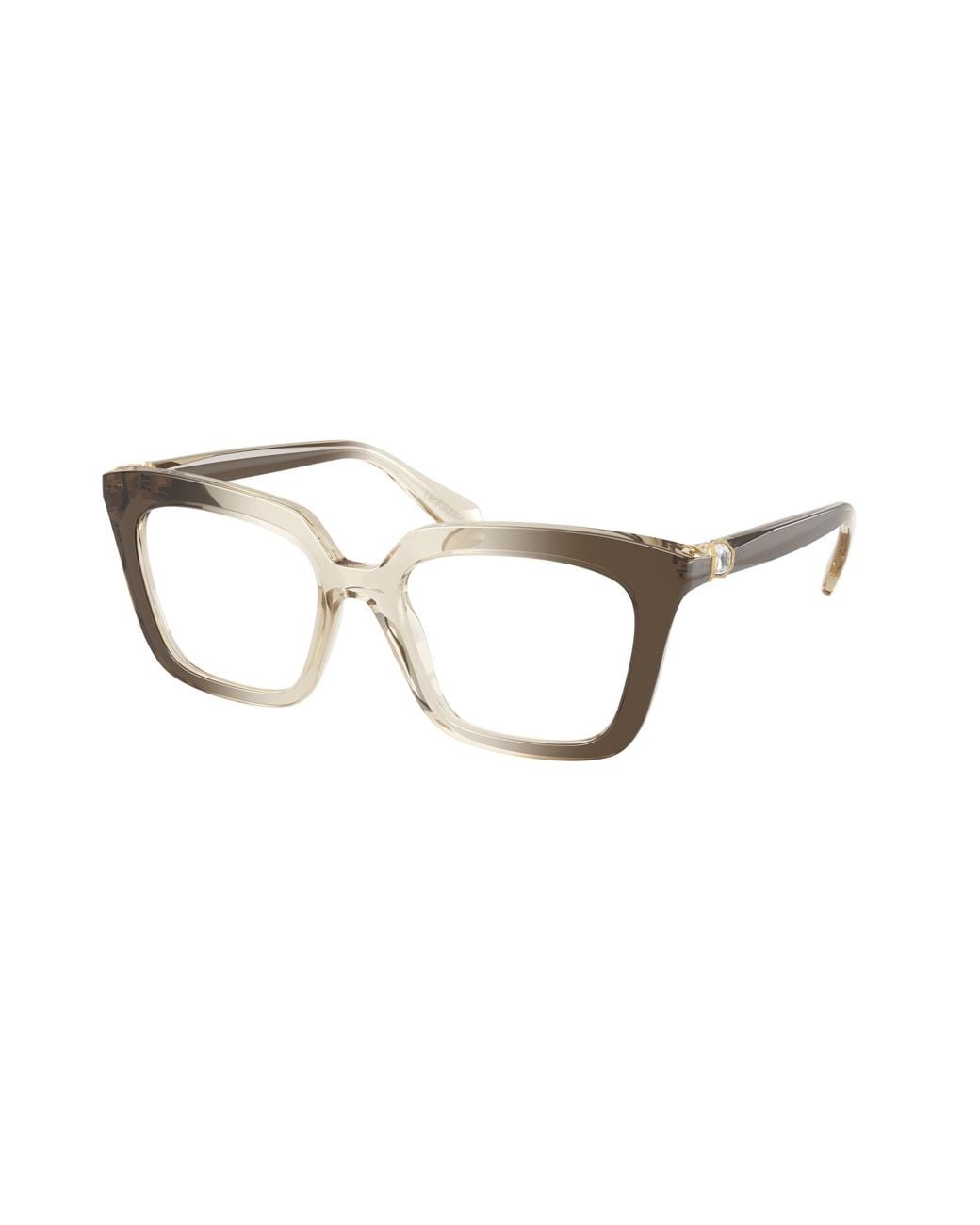 Swarovski Black Sk2043 1123 Optical Frames Acetate Transparent Squared Normal