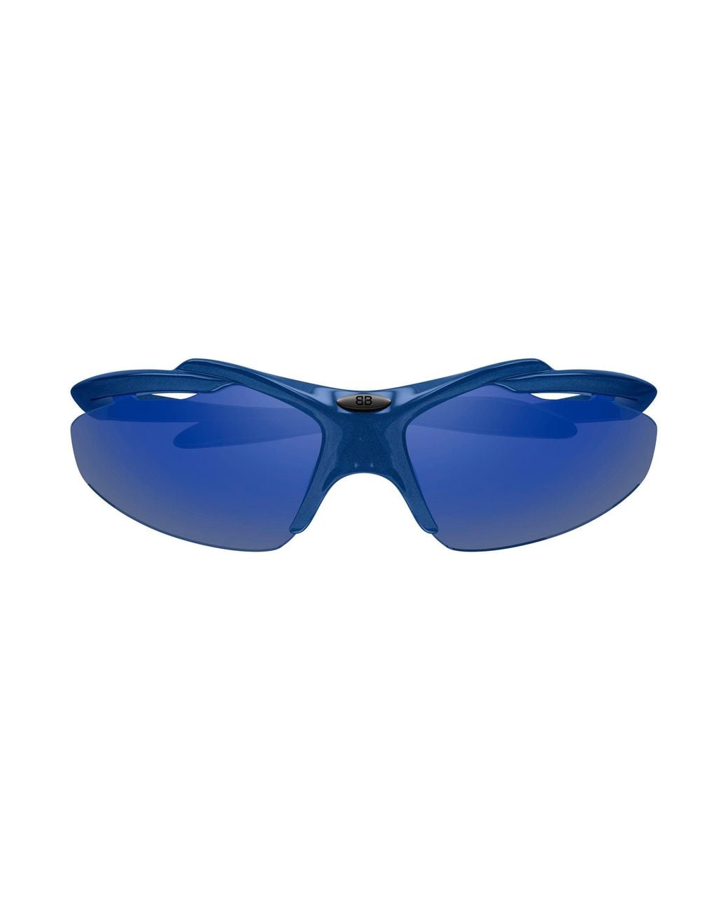 Balenciaga Black Bb0464S 004 Sunglasses Bio-Injected Smoke Geometric
