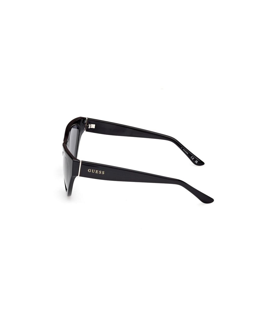 Guess Black Gu00152 01A Sunglasses Injected Smoke Cat Eye Normal