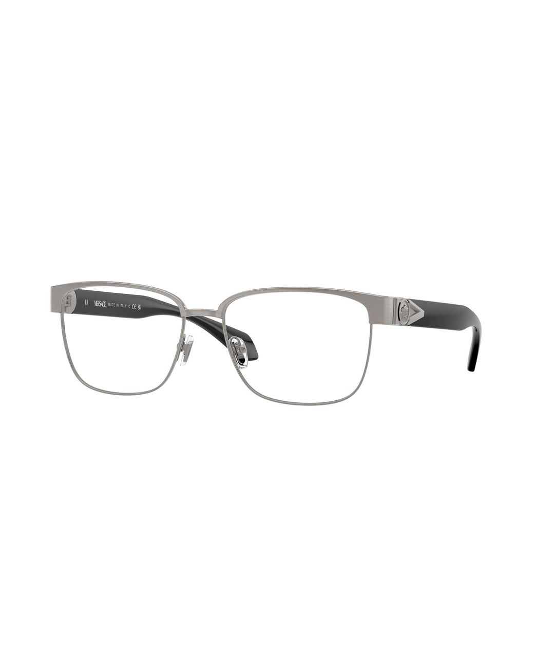 Versace Black Ve1306 1266 Optical Frames Metal Pillow Normal for men