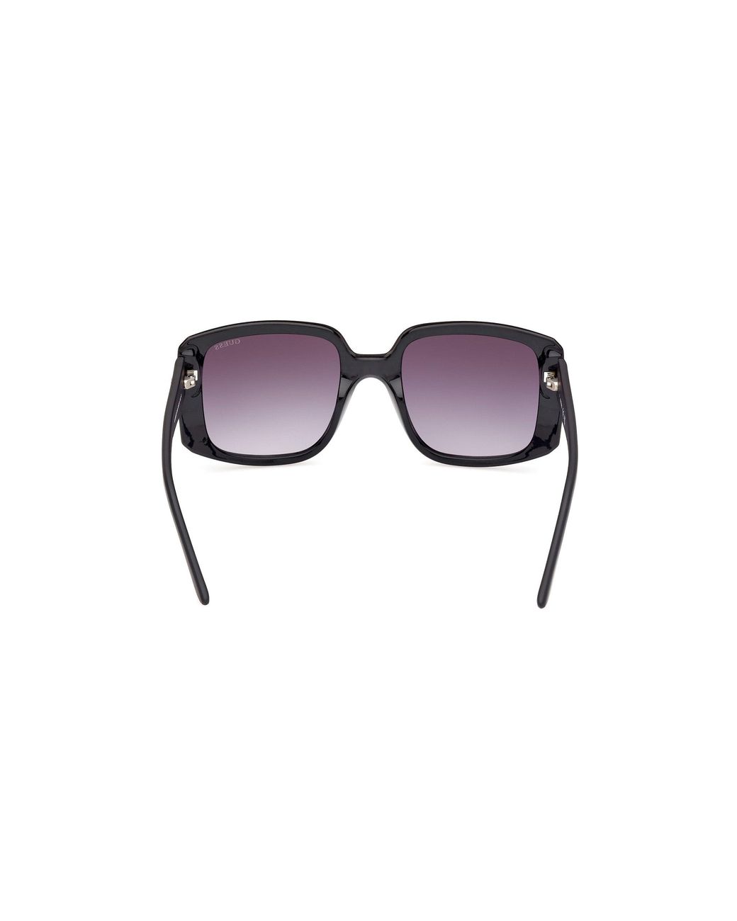 Guess Black Gu00097 01B Sunglasses Injected Smoke Squared Normal Shaded
