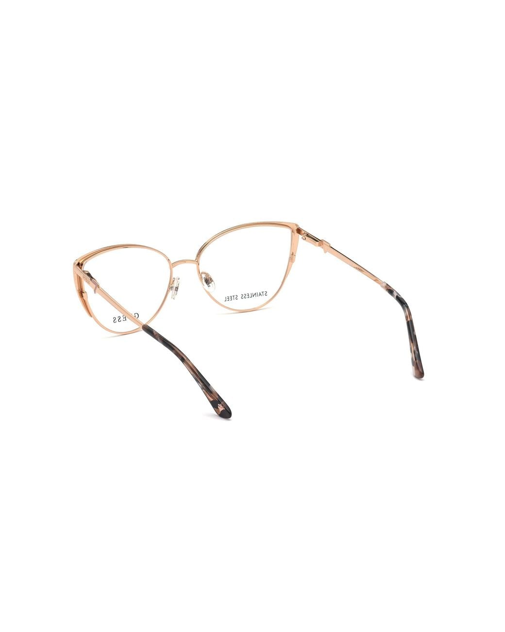 Guess Black Gu2813 058 Optical Frames Metal Cat Eye Normal