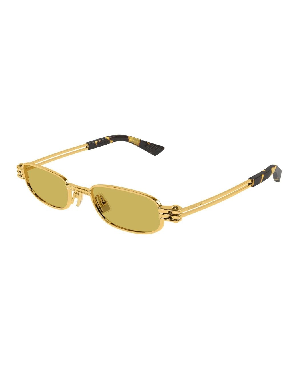 Bottega Veneta Black Bv1381S Metal Sunglasses