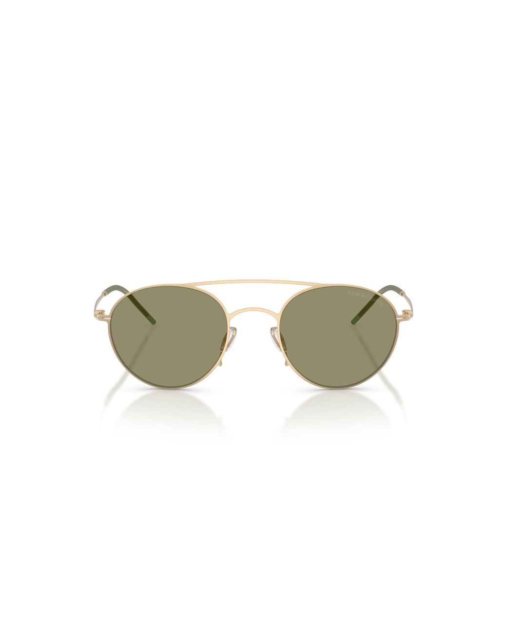 Giorgio Armani Black Ar6169 30022A Sunglasses Metal Round Normal for men