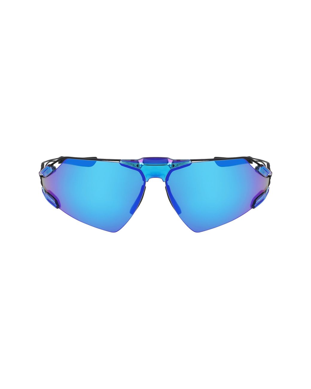 Nike Black Zeus Edge Ev24030 410 Sunglasses Titanium Squared Normal for men