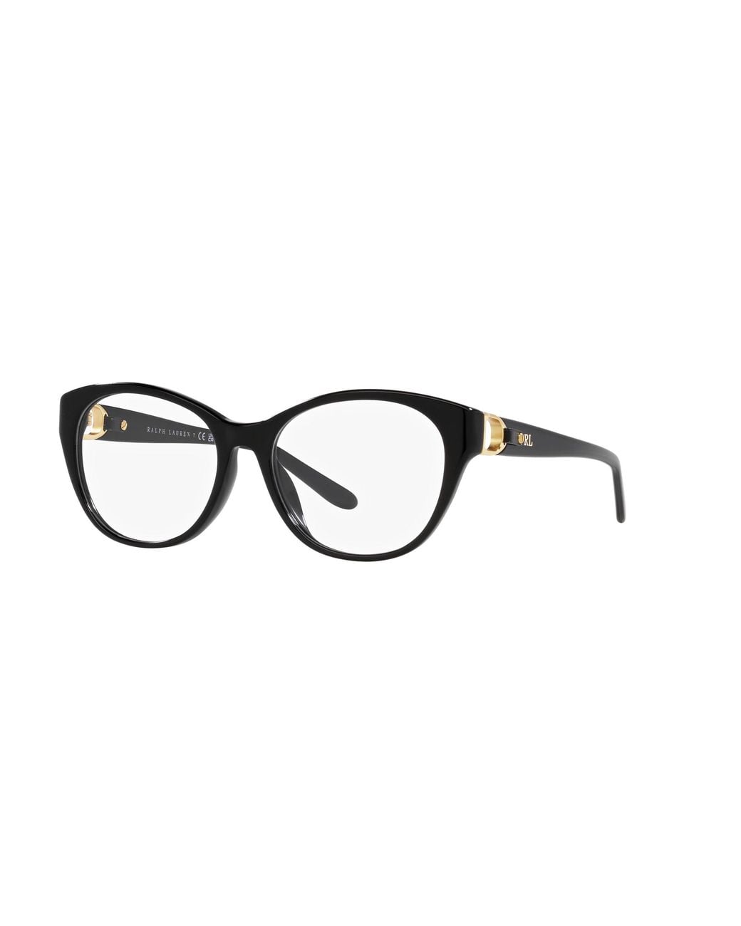 Ralph Lauren Black Rl6235Qu 5001 Optical Frames Acetate Transparent Cat Eye Normal