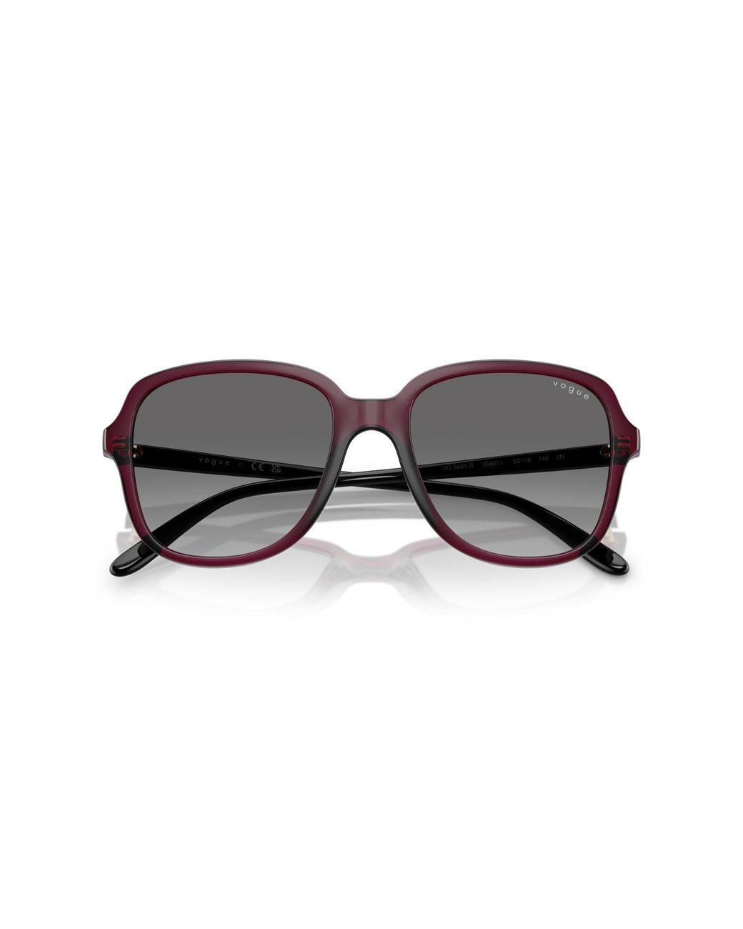 Vogue Eyewear Black Vo5601S 298911 Sunglasses Nylon Squared Normal Shaded