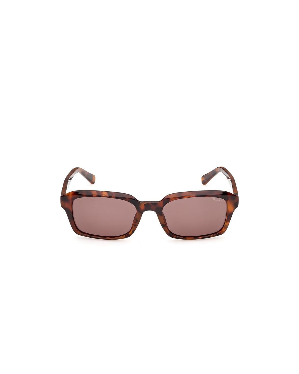 Guess Black Gu00365 52E Sunglasses Injected Squared Normal for men