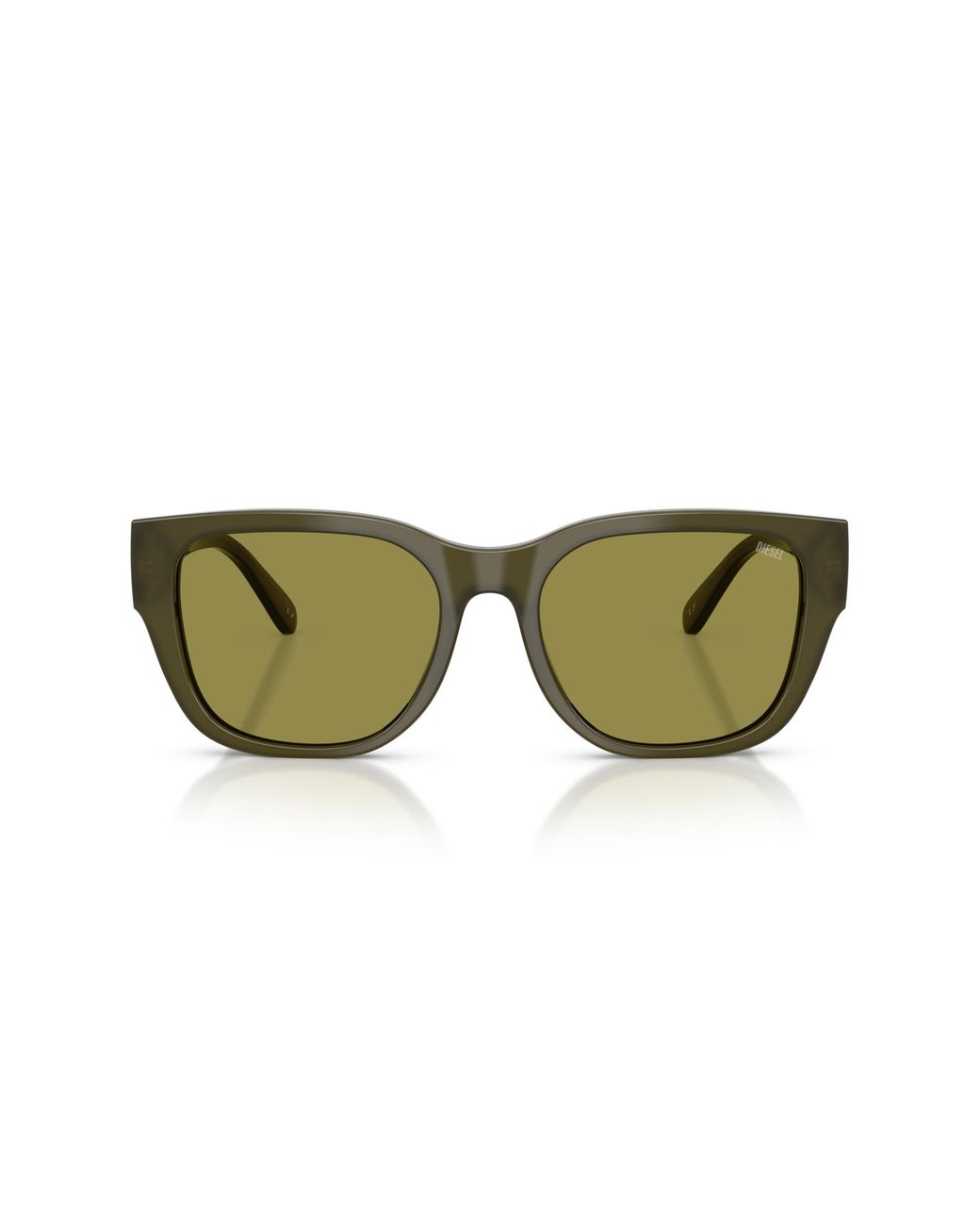 DIESEL Green Dl2005 2024/2 Sunglasses Acetate Squared Normal