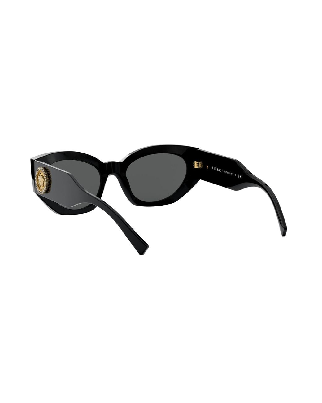 Versace Black Ve4376B Gb1/87 Sunglasses Plastic Geometric Normal