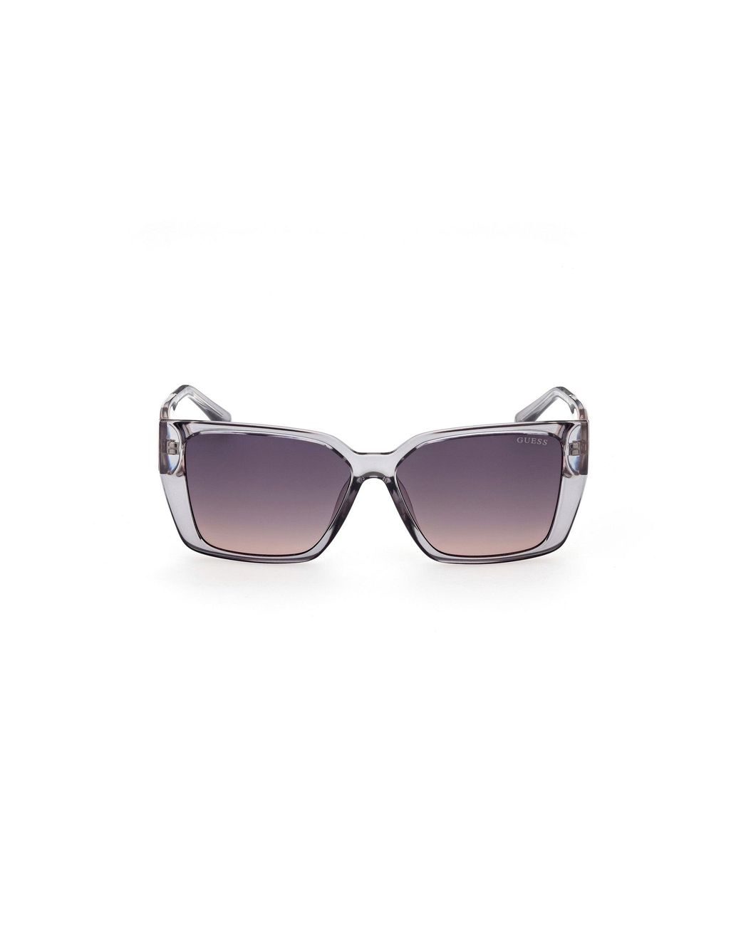 Guess Black Gu7818 20B Sunglasses Injected Smoke Squared Normal Shaded