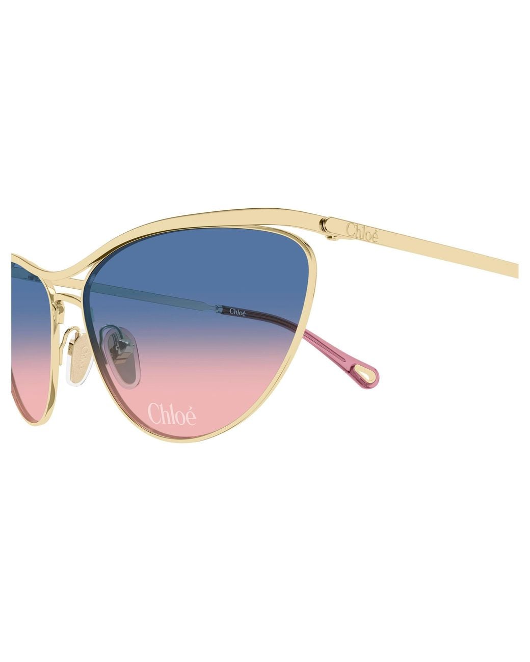 Chloé Black Ch0386S 001 Sunglasses Metal Geometric