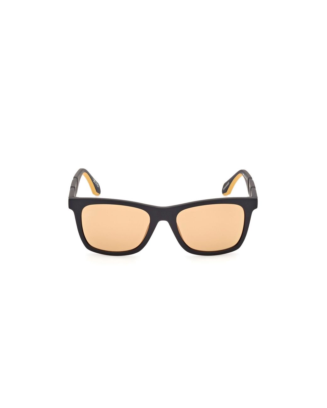 Adidas Black Or0101 02G Sunglasses Injected Squared Normal Mirror