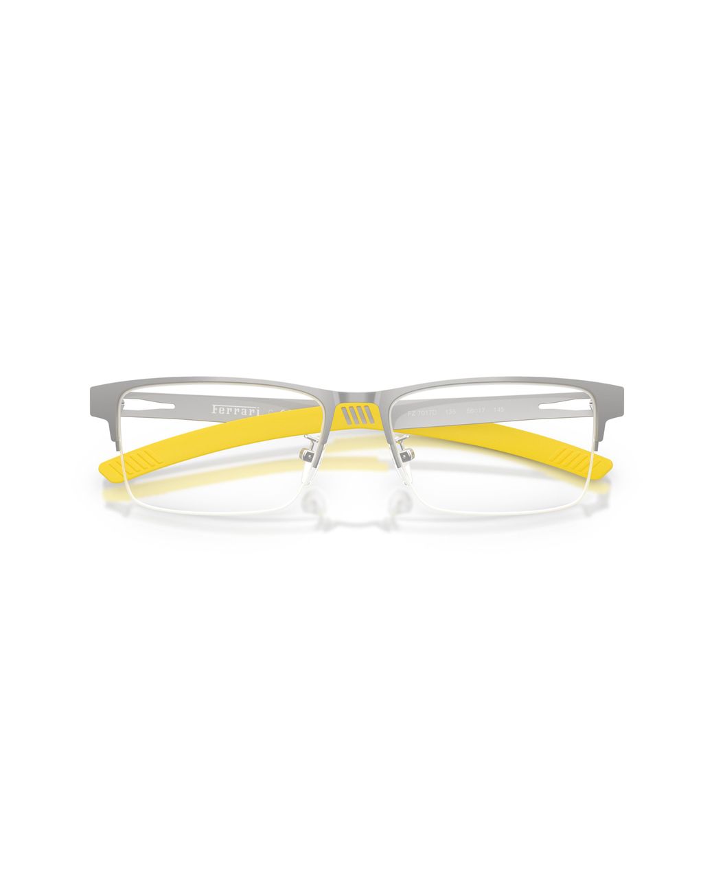 FERRARI SCUDERIA Black Fz7017D 135 Optical Frames Metal Transparent Squared Normal for men